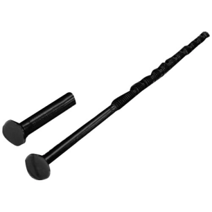 vis relieuses noir 4x90mm douilles 4x22mm fendue lot de 2 - asg france