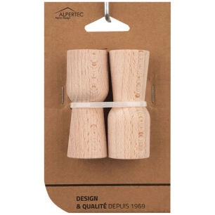 butã©e murale bois brut fsc hauteur 70 mm lot de 2 - asg france