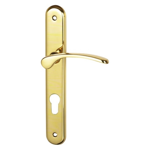 poignã©e de porte soho laiton poli perã§age cylindre - asg france