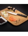 mini santoku 11 cm lisse - bois charme teinte noir - nogent iconic - nogent