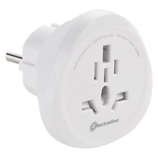 adaptateur ã©lectrique de voyage monde vers europe - electraline cbb