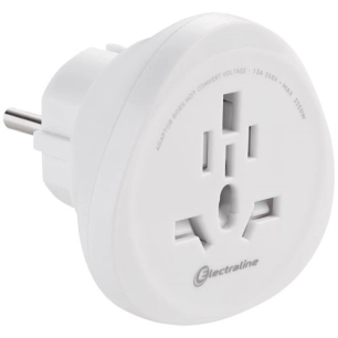 adaptateur ã©lectrique de voyage monde vers europe - electraline cbb