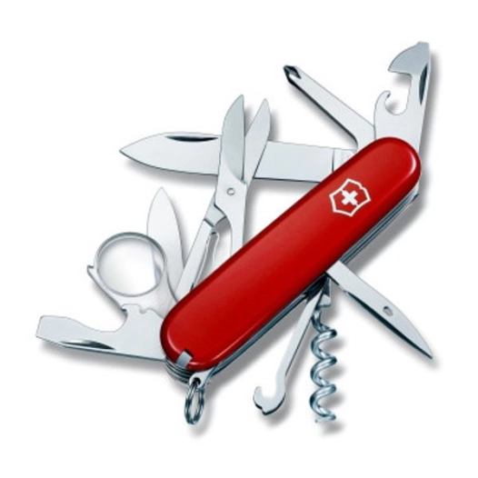 explorer rouge blister couteau - beligne et fils sas