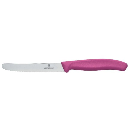 couteau tomate/table 10 cm rose 'x2' - beligne et fils sas