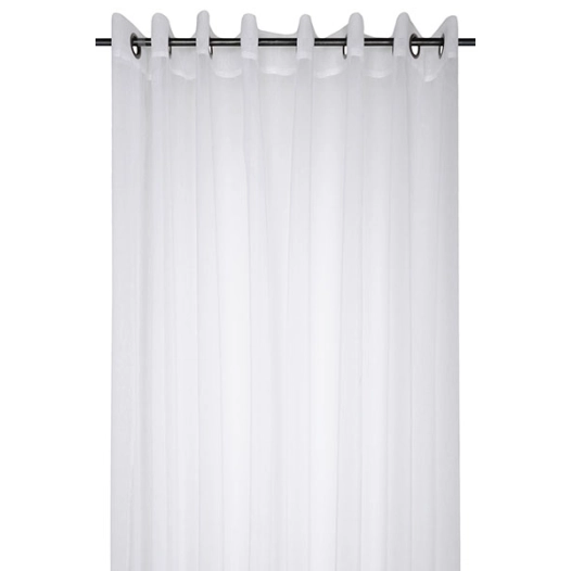 voile stof ontario 135x260cm blanc 100% polyester - stof