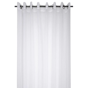 voile stof ontario 135x260cm blanc 100% polyester - stof