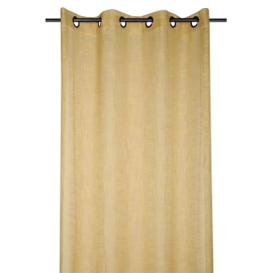 voile stof ontario curry 135x260cm 100% polyester - stof