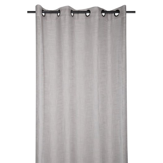 voile stof ontario taupe 135x260cm 100% polyester - stof