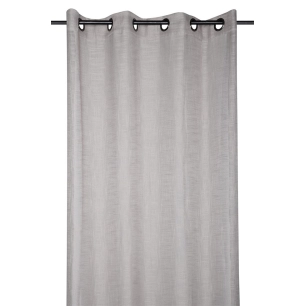 voile stof ontario taupe 135x260cm 100% polyester - stof