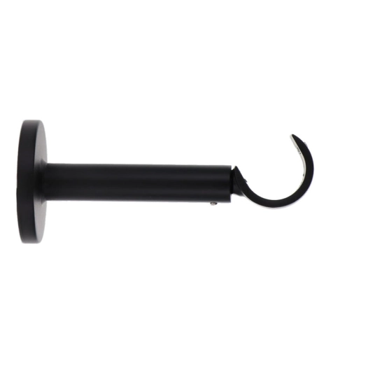 luance support simple ouvert ext d28cm 115mm x1 noir mat - luance