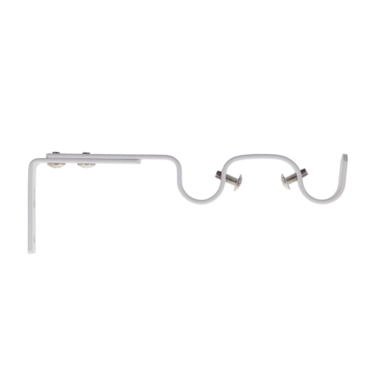 support dble gouttiere luance blanc - luance