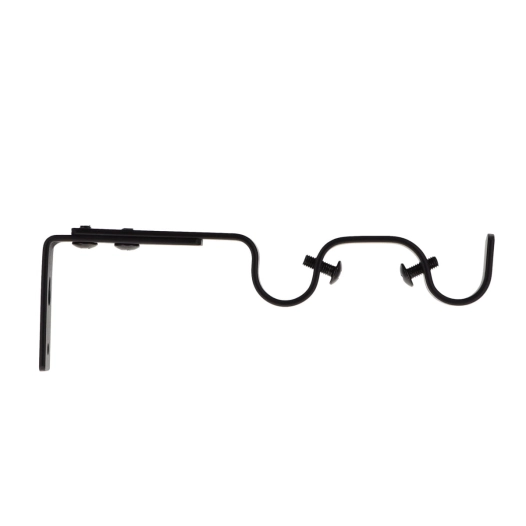 support dble gouttiere luance noir - luance