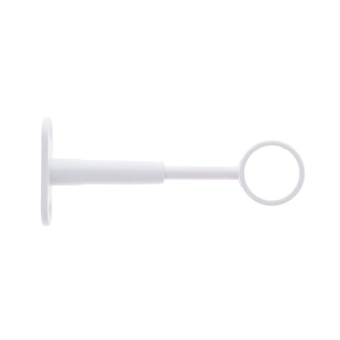 luance support court reglable x1 d22 blanc - luance