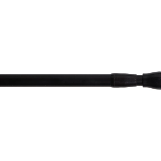 tringle ext 70-120 noir luance satin - luance