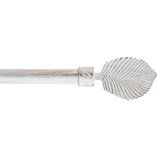luance kit ext 210-380 cm d19 embout exotica blanc/or - luance