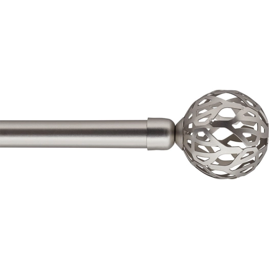 luance kit ext 120-210 cm d19 embout retro argent - luance