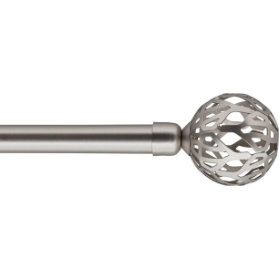 luance kit ext 120-210 cm d19 embout retro argent - luance