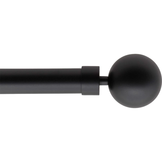 luance kit ext 210-380 cm d28 embout gaia noir mat - luance