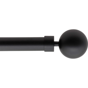 luance kit ext 210-380 cm d28 embout gaia noir mat - luance