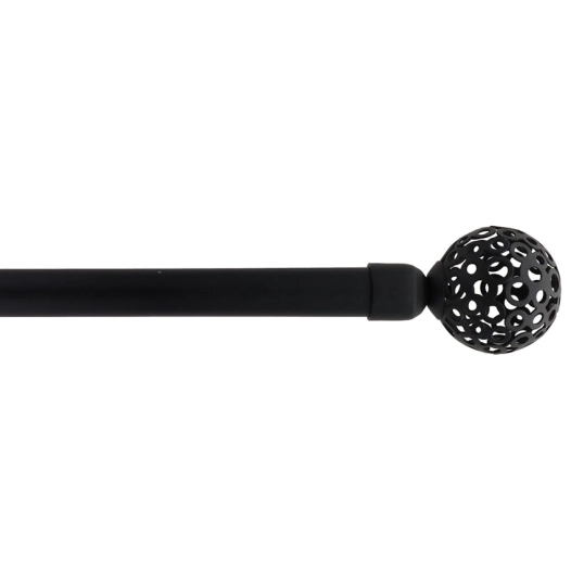 luance kit ext 120-210 cm d19 embout victor noir mat - luance