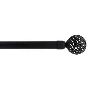 luance kit ext 120-210 cm d19 embout victor noir mat - luance