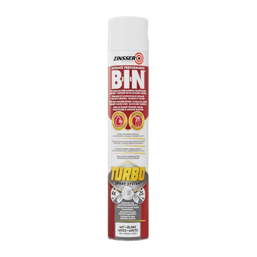 spray sous-couche zinsser b-i-n turbo 750ml - rust-oleum