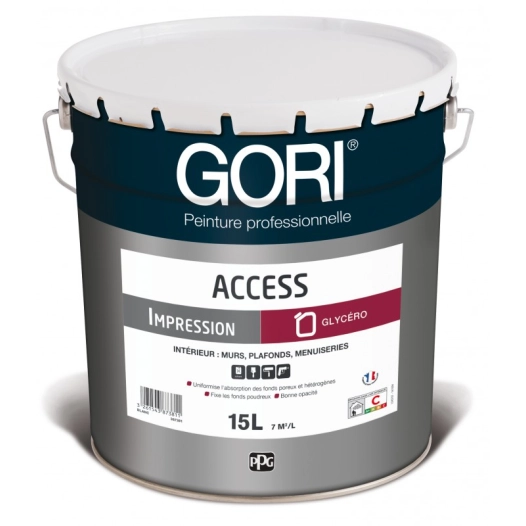 peinture gori goriaccess impression glycéro blanc 15l - guittet