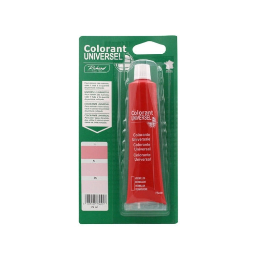 colorant richard universel 75ml 4554 vermillon - richard
