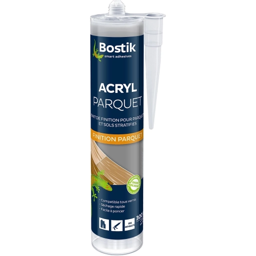 bostik mastic acryl parquet gris anthracite 310ml - bostik