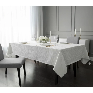 toile cirée déco access deco théophile nacre rl de 140cmx20m - access deco