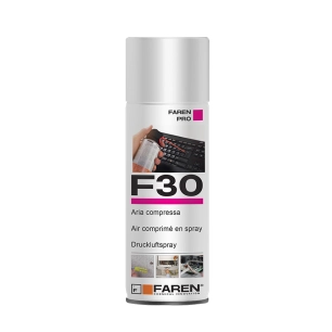 spray nettoyant f30 compresseur d'air faren 400ml - faren