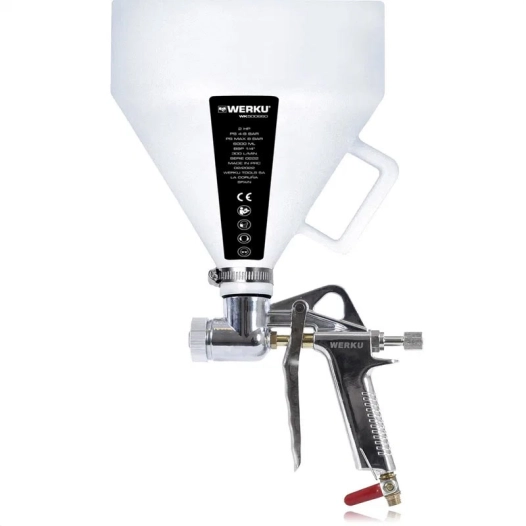 pistolet peinture gravity gouttelette werku - werku
