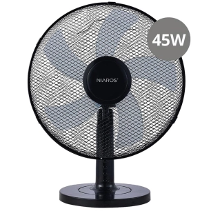 ventilateur de table garsaco macomia 45w noir ø41cm - garsaco