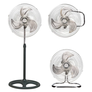 ventilateur sur pied garsaco 3 en 1 vassela noir 70w 50cm - garsaco