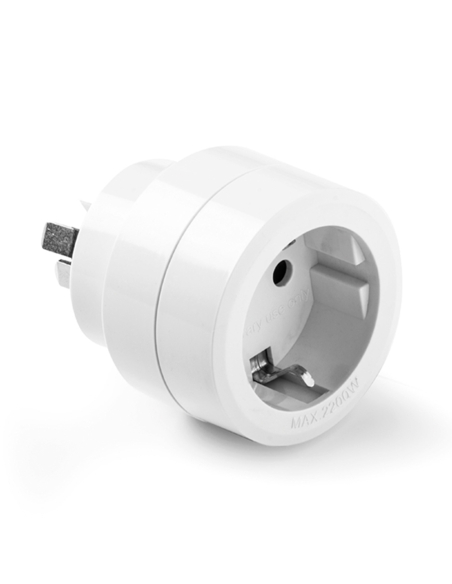 adaptateur australien/chinois - européen, 10 à 250 v, blanc
