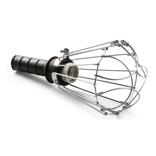 lampe baladeuse 100 w 250 v e27, poignée en caoutchouc noir