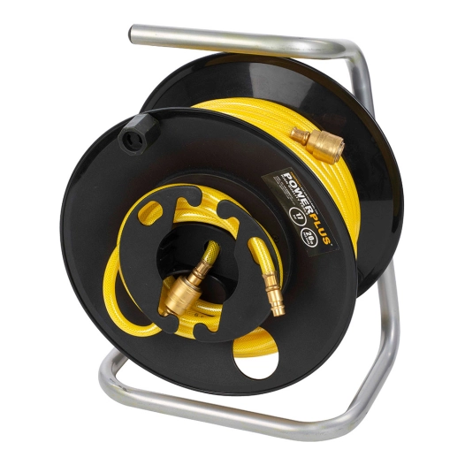 enrouleur portable avec tuyau pvc pour air, 20 m