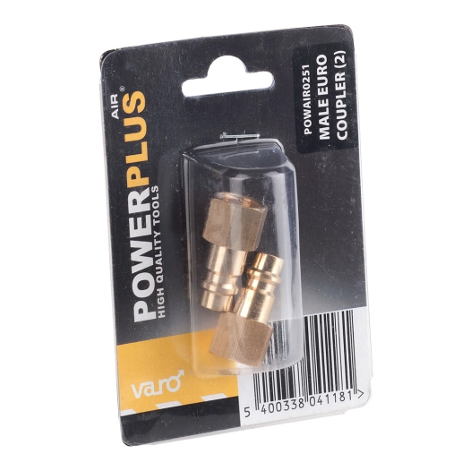 raccords euro laiton mâle filetage femelle ¼ pouce, 2 unités.