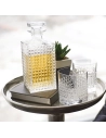 mixology whiskey set 5pcs carafe 75cl - 4x gobelet d.o.f. 38cl - billiet - bormioli
