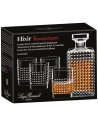 mixology whiskey set 5pcs carafe 75cl - 4x gobelet d.o.f. 38cl - billiet - bormioli