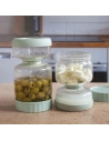 bocal a cornichons verre 900ml +separateur - la brigade de buyer