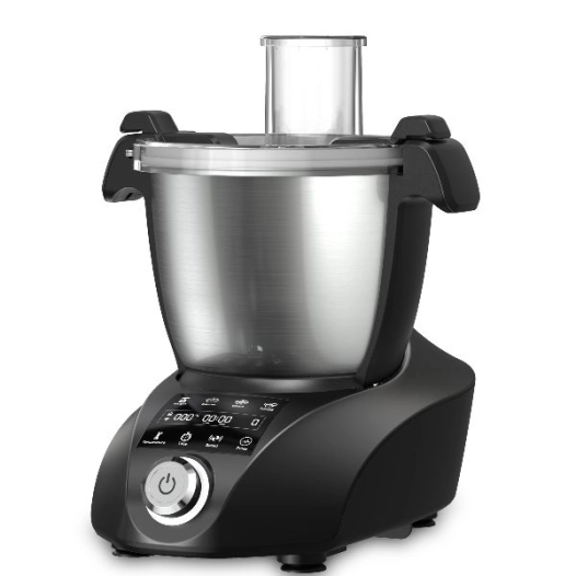 prã©paration culinaire multifonction - 3,5 l - 500 w + cuisson 1000 w - balance intã©grã©e - 10 vitesses - noir/inox - naturamix