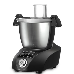 prã©paration culinaire multifonction - 3,5 l - 500 w + cuisson 1000 w - balance intã©grã©e - 10 vitesses - noir/inox - naturamix