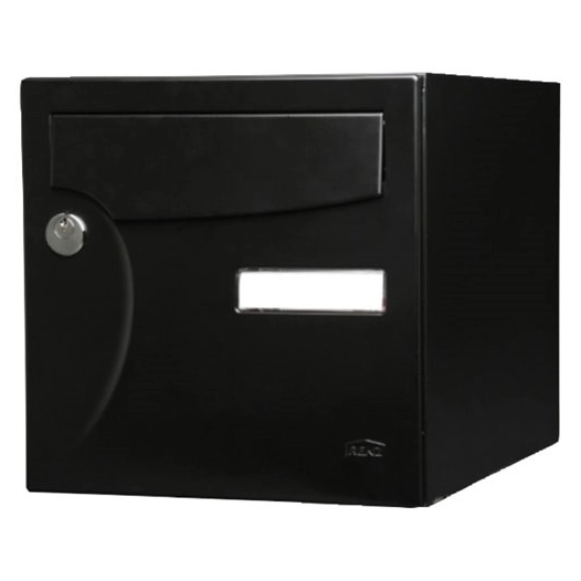 boã®te aux lettres normalisã©e 1 porte extã©rieur noir mat - wsab logistique