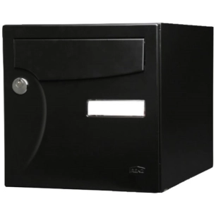 boã®te aux lettres normalisã©e 1 porte extã©rieur noir mat - wsab logistique