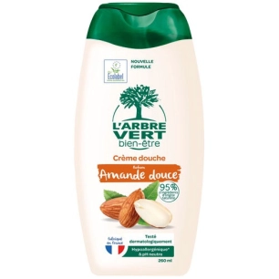 arbre vert douche amande douce 260 ml - sodalis