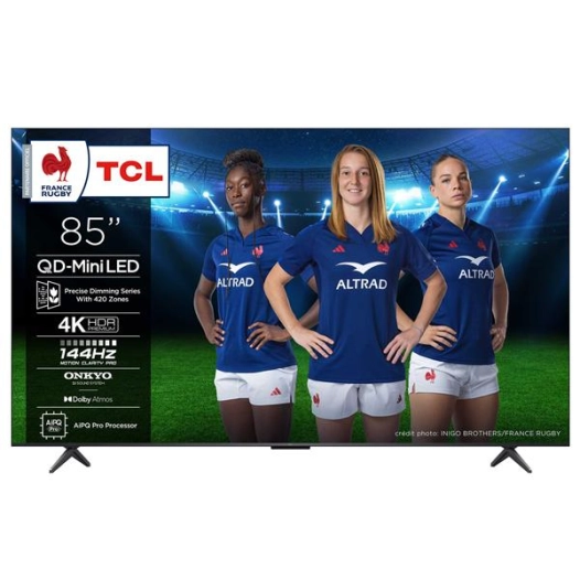 tcl tv qd mini-led 4k - 85c69k - tcl