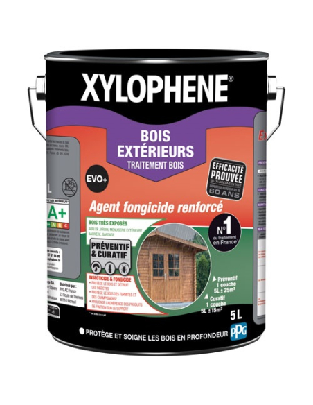 Xylophène Traitement Bois Extérieurs SP Évo 5 L | Bardages, Volets & Portails