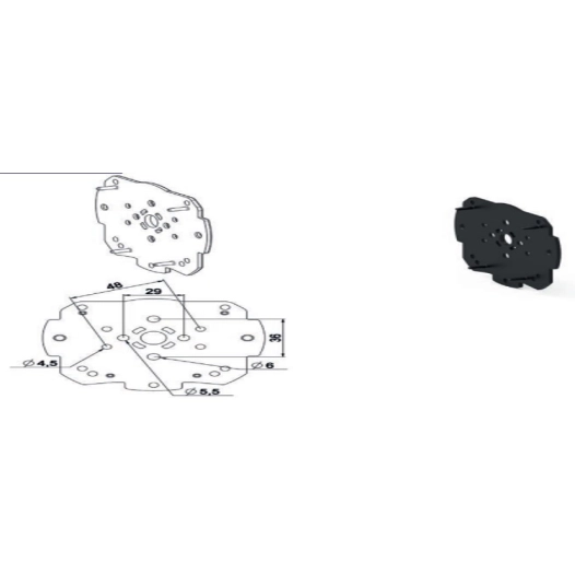 1 Support Moteur Divers Reno K70C 20 Technologie Radio RTS Haute Portée - ZURFLUH FELLER