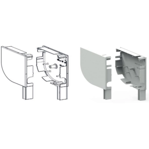 Paire De Joue Alu Zf Rond 150 Gris 9006 Qualité Professionnelle Garantie - ZURFLUH FELLER